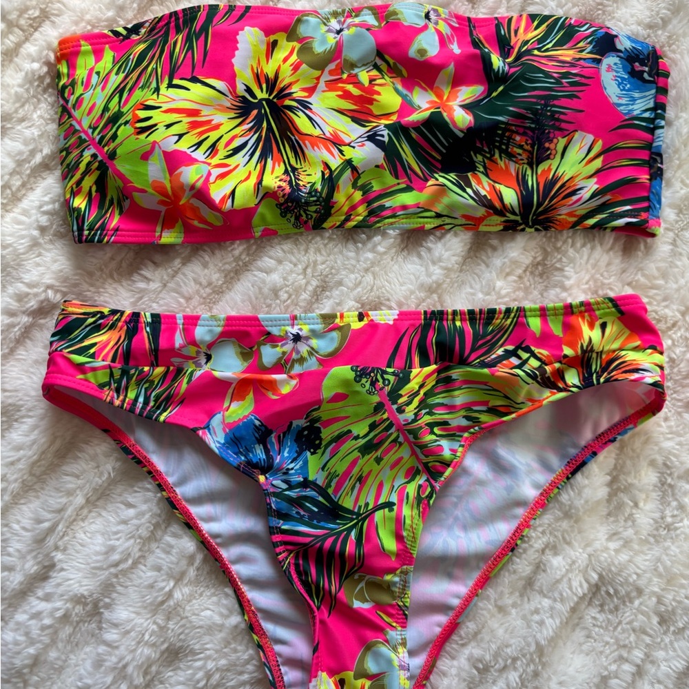 Tropical Floral Bikini Set